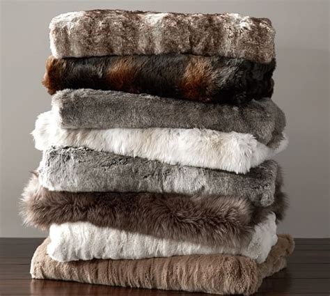 pottery barn blanket|faux fur throw pottery barn.